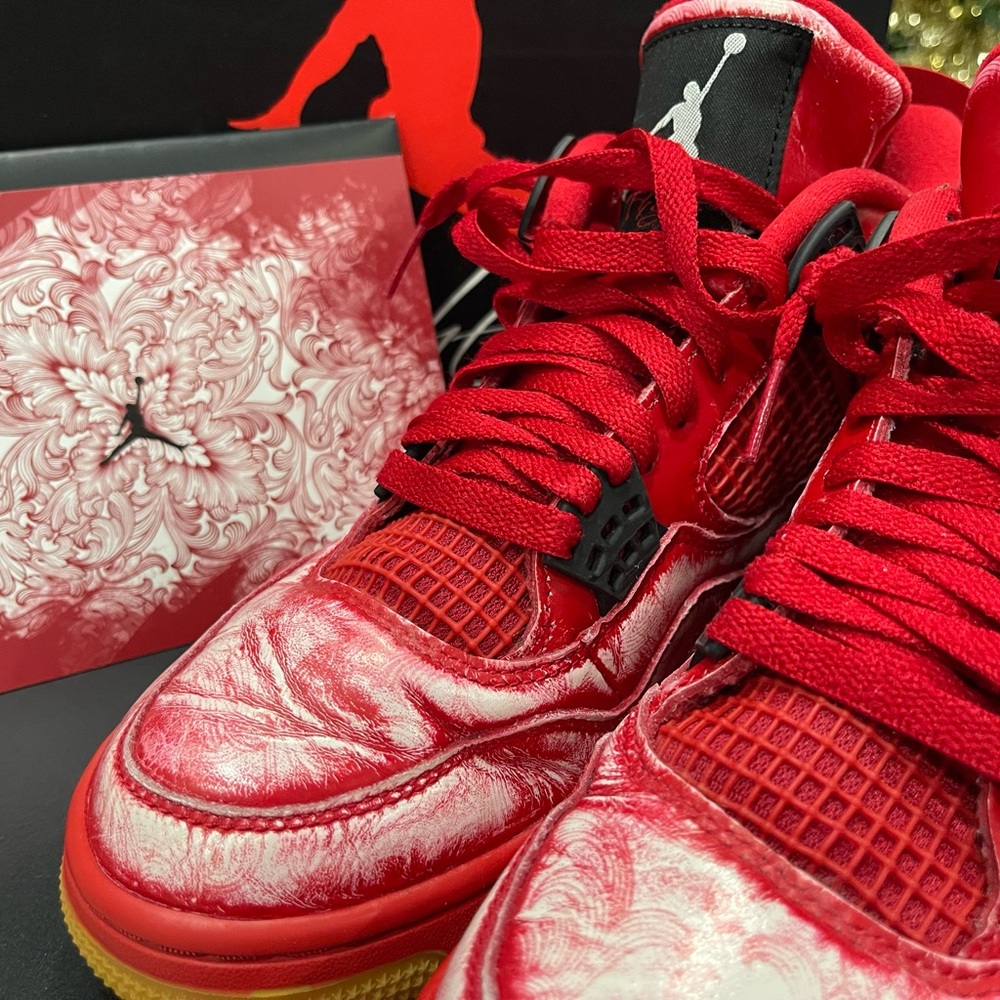 Jordan 4 Retro “Fire Red Singles Day”